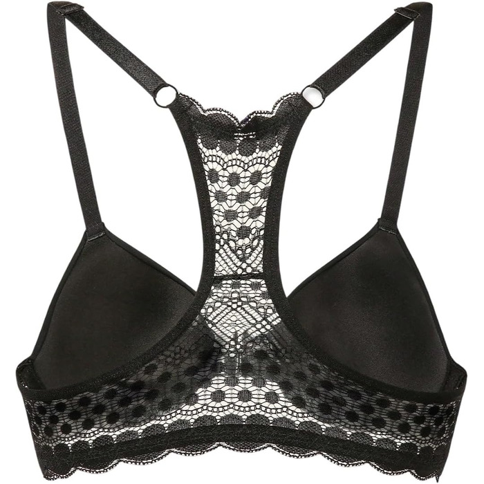Чорний бюстгальтер GORGLITTER з кісточками, push-up, мереживо, бюстгальтер бра, 85D