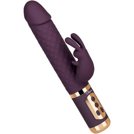 Перлинний вібратор EIS з ромбовим візерунком | Водонепроникний (IPX7) та перезаряджуваний секс-іграшка | 7 програм вібрації та 5 рівнів ротації | Зі шкірно-дружнього силікону | 23,5 см