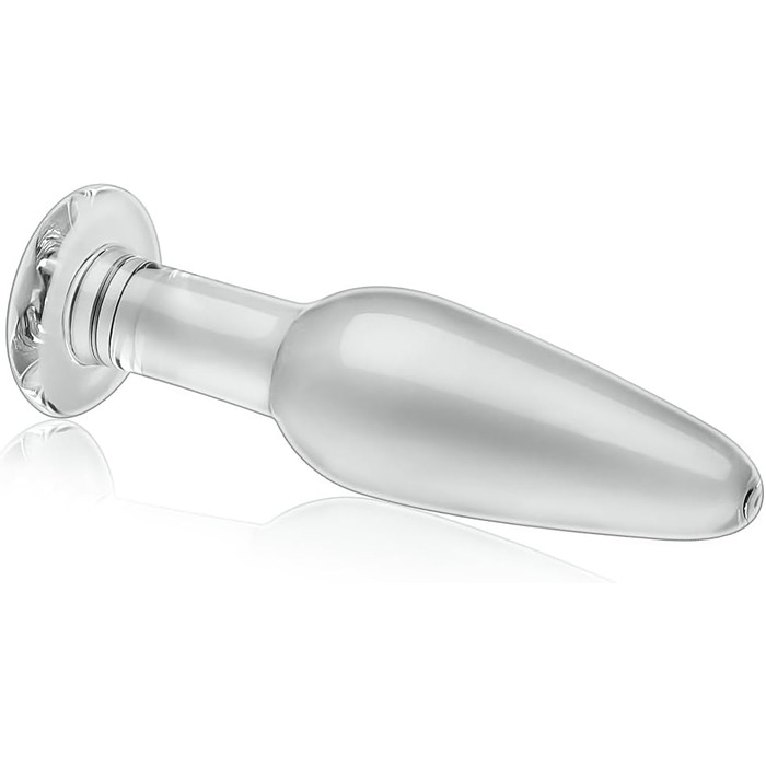 Анальні іграшки для дорослих: набір з 3 шт. (кришталь, конічної форми) для стимуляції G-точки, для жінок, чоловіків, пар