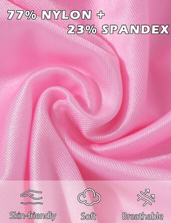 Чоловічий боді з довгим рукавом AIEOE (Рожевий, M) – блискучий, з довгим рукавом