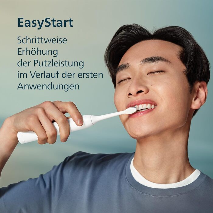 Електрична звукова зубна щітка Philips Sonicare Series 3100 з датчиком тиску та таймером, біла, HX4033/21
