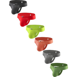 Танга чоловічі iKingsky з модалю, 6 шт. у пакунку, сексуальні, бразильські, з вирізом для підтримки, чоловіча білизна