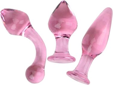 Анальний пробка з скла 35/38/42 мм для жінок, Dildo, іграшки для дорослих