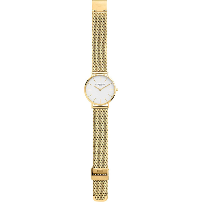 Жіночий наручний годинник Liebeskind Berlin LT-0156-MQ IP Black (Золотистий / Білий)