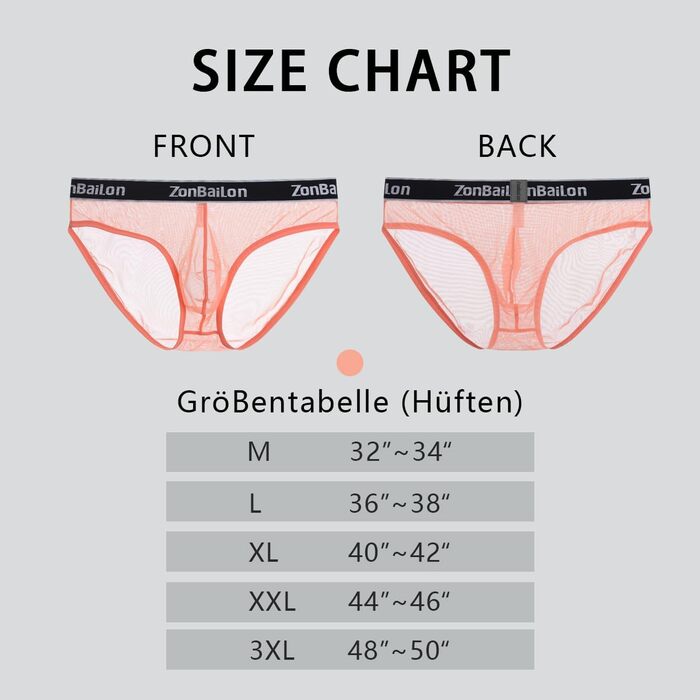 Чоловіча білизна YAHWUAI: сексуальна, зручна та приємна до шкіри. Чорний колір, розмір M