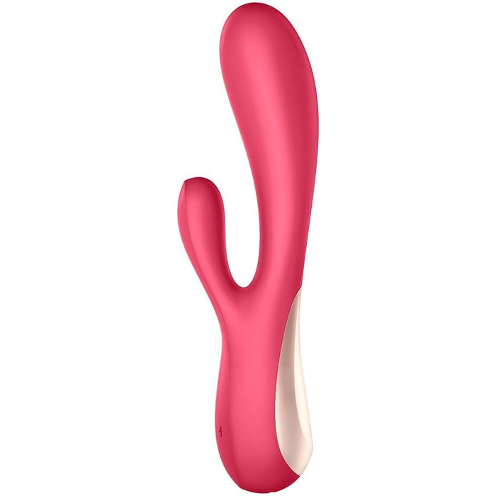 Вібратор Satisfyer Mono Flex Connect App G-Punkt | З преміум-силікону | Стимулятор клітора та G-точки | Інтимні іграшки для жінок | Швидка зарядка | Вібратор для жінок червоний