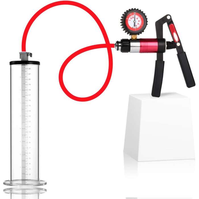 Професійна чоловіча вакуумна помпа для збільшення статевого члена з 5 розмірами силіконового шланга та набором для тренування