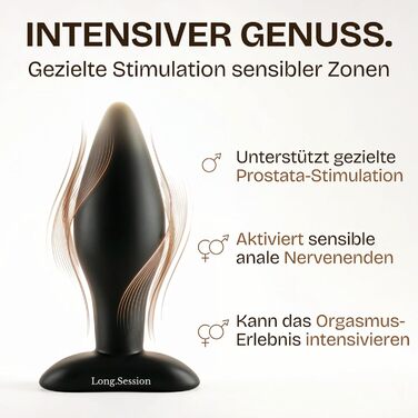 Анальний плаг-сет з безпечного силікону для жінок та чоловіків (3 розміри): 2.8см, 4.0см, 4.5см. Іграшки для анусу, набір для початківців та професіоналів, анальні розширювачі та плагі.