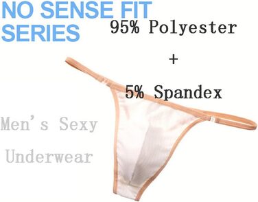 Шорти-бікіні чоловічі Faringoto, знімні боковини, комфортні, сексуальні, U-подібні (L, Синій)