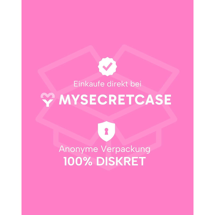 Вібратор для жінок MySecretCase Rabbit 21 см + 6 вібраторів з язичком, набір для пар, рожевий Miss Pinky - стимуляція клітора та точки G, 9 режимів