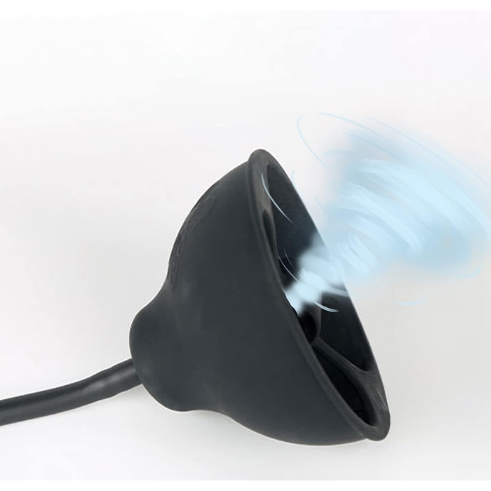 Набір для збільшення грудей ScreaAss 2Er Set: масажер грудей, вакуумна помпа, вібратор, стимулятор клітора, 2 шт. Чорний