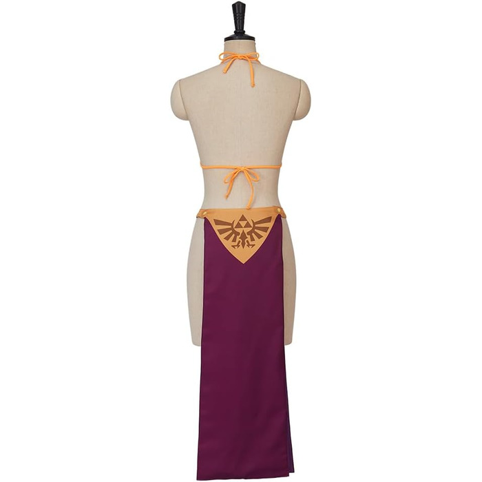 Костюм косплею Принцеси Зельди VEECOOCOS: сексуальний набір нижньої білизни, костюм на Хелловін, сукня 3XL фіолетового кольору