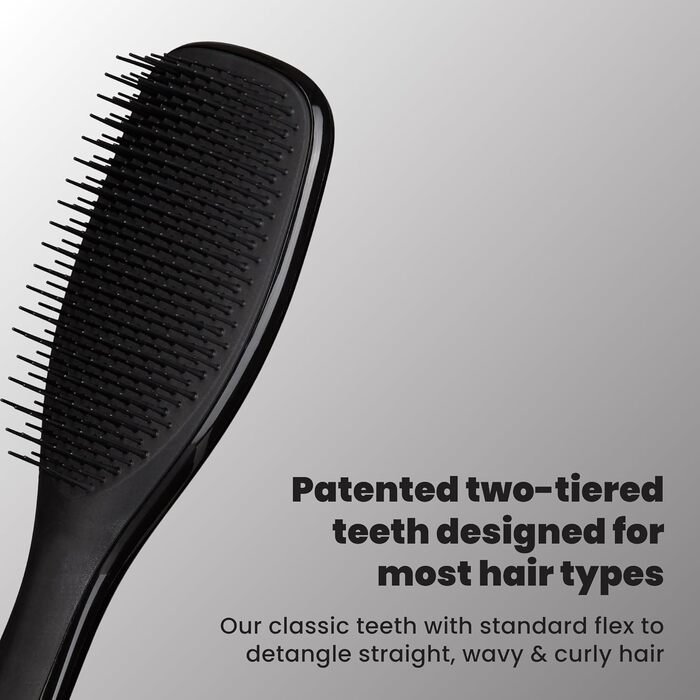 Гребінець-розплутувач для вологого волосся Tangle Teezer The Wet Detangler, Midnight Black (чорний)