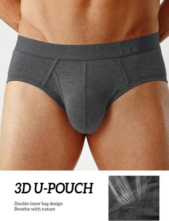 Слідки чоловічі DAVID ARCHY з бамбука (XXL) – м'які, без етикетки, дихаючі, різні кольори