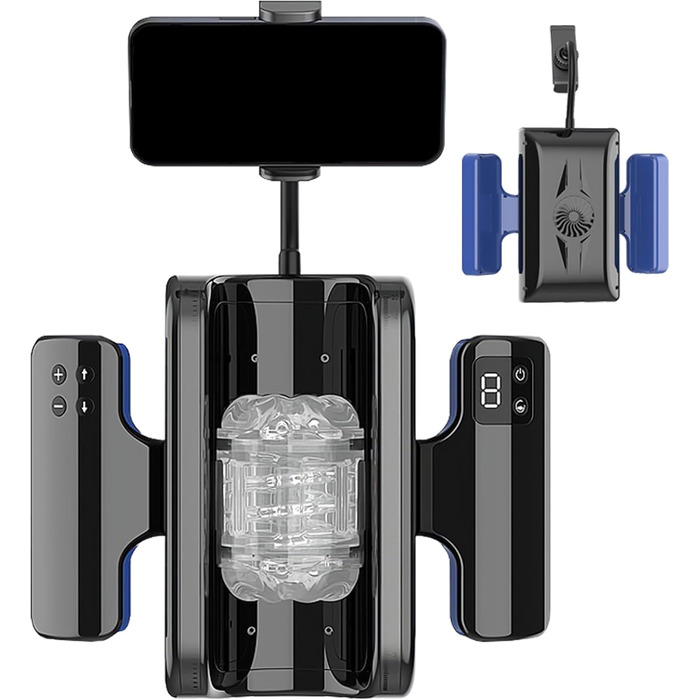 Електричний мастурбатор з двома ручками для чоловіків - 9 режимів, Solo Taschenmuschi Sex Spielzeug