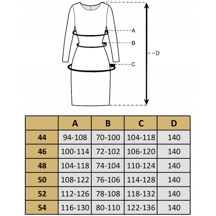 Повсякняна трикотажна сукня maxi FEMIMODA, розмір 44