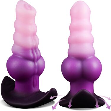 Анальний плагін з вузлом Alien, силікон, для жінок та чоловіків, XXL, анальні іграшки