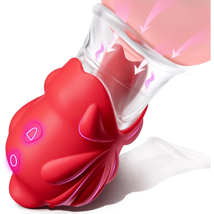 Вібратор ChicLSQ для жінок – 2-в-1 для стимуляції клітора, 10 режимів лизання та 10 режимів відсмоктування, іграшки для дорослих