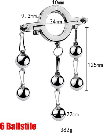 Кільце для яєчок, натягувач пеніса, сталевий, з металевими кульками. Кільце для пеніса, секс-іграшки для чоловіків. (2 стилі кульок + мотузка)