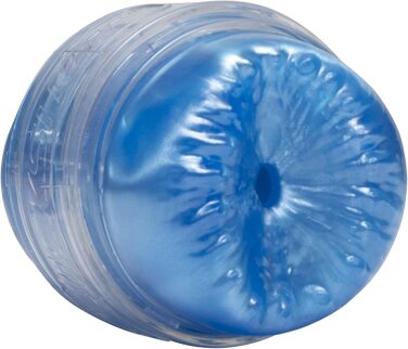 Fleshlight Quickshot Turbo Blue Ice - Мастурбатор з надзвичайно реалістичним покриттям SuperSkin, синій (Alien Mouth)