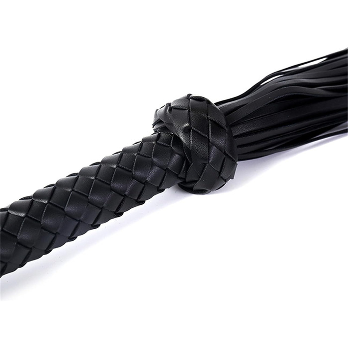 Пляшка для БДСМ: шкіряний плетище для еротичних ігор, косплею та зв'язування