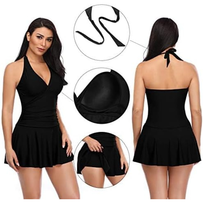 Купальник Shekini Daen Manhattan Black 4XL - Комплект (1111)