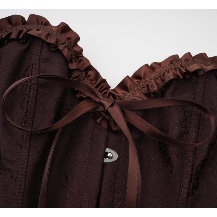 Корсет жіночий KUOSE з нагрудником, великі розміри S-6XL, чорний (34-36)