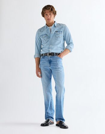 Чоловічі джинси Wrangler 13MWZ Bootcut (колір Jetstream, розмір 34W/32L)