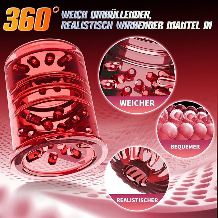 Іграшка для чоловіків 3-в-1 з LCD-дисплеєм: мастурбатор з телескопічною функцією, ротацією та насосом