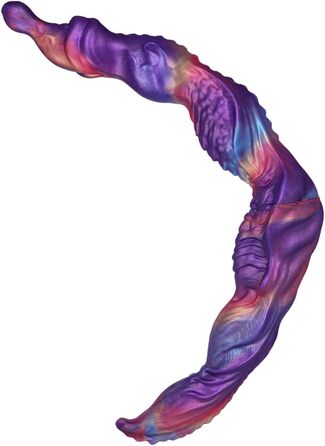 Анальний стимулятор з силікону Hmxseu Monster Doppeldildo - подвійний дildo, 34 см, для жінок, чоловіків, пар