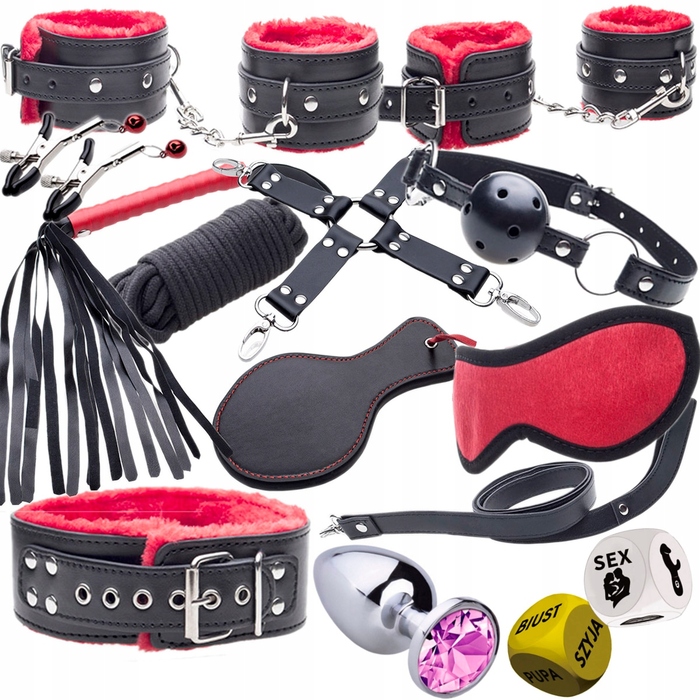 BDSM-набір Ero-Bull багатоколірний, 14 елементів