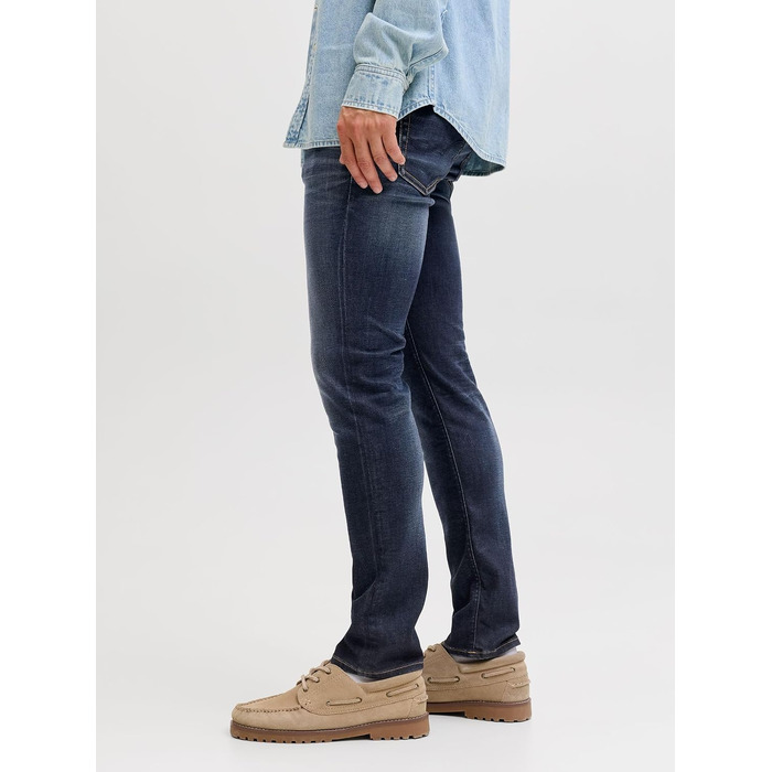 Чоловічі джинси Jack & Jones Tim Original AGI 005 Slim/Straight Fit, синій денім