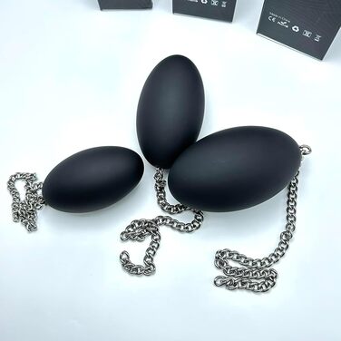 Анальний плаг з силікону у формі яйця з ланцюжком, анальні кульки, силіконовий дildo, великі яйця для анального сексу, мастурбація для жінок та чоловіків