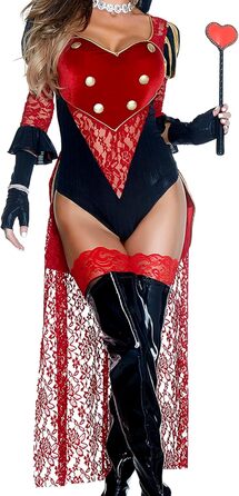 Костюм для дорослих Forplay Royal Treatment Sexy Storybook, L-XL, Червоний