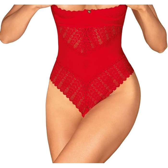 Сексуальний жіночий комплект спідньої білизни Selente Love & Fun: боді, боді-отворт та шовкова маска для очей. Зроблено в ЄС. Білий/отворт (XL-XXL, Червоний/мереживний-отворт)