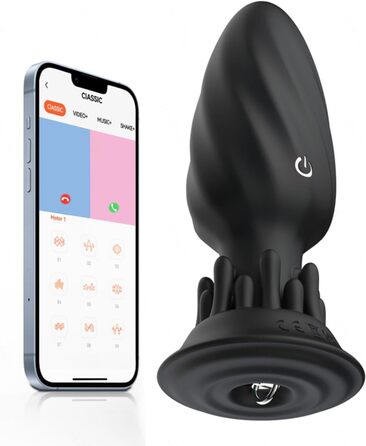 Анальні вібратори для жінок та чоловіків з пультом керування, 9 режимів вібрації. Іграшки для дорослих