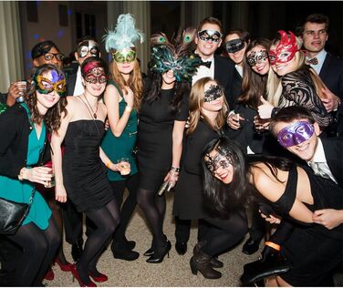 Маска для пар MYMENU Masquerade, металева, з стразами, венеціанська, для вечірок, весіль, балів (Schmetterling Gold)