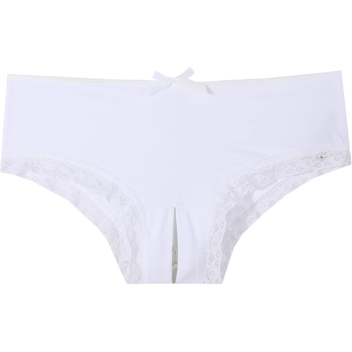 Жіночий купальник Verano: бікіні без кісточок, мереживний, з бантиком, для відпочинку біля води (білий/Opulenter Garten)