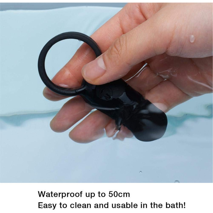 TENGA SVR: Вібруючий кільце для чоловічого статевого члена з підзарядкою, 7 режимів вібрації, чорний колір