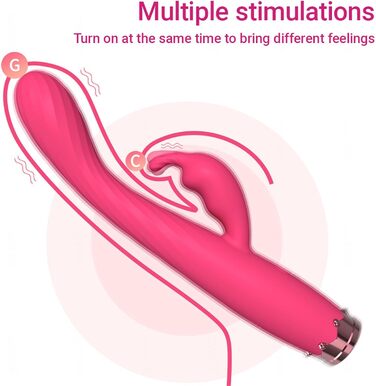 Вібратор Rabbit для жінок G-Spot, 10 режимів, чорний