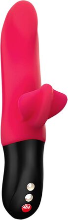 Пльорізуючий вібратор Kролик FUN FACTORY BI STRONIC FUSION (Індійський червоний) – вібратор для жінок з функцією імпульсу, пульсації та вібрації, виготовлений з безпечного медичного силікону