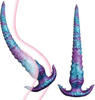 Анальний плаг-монстр XXL з силікону, 40 см, з підставкою - для досвідчених користувачів