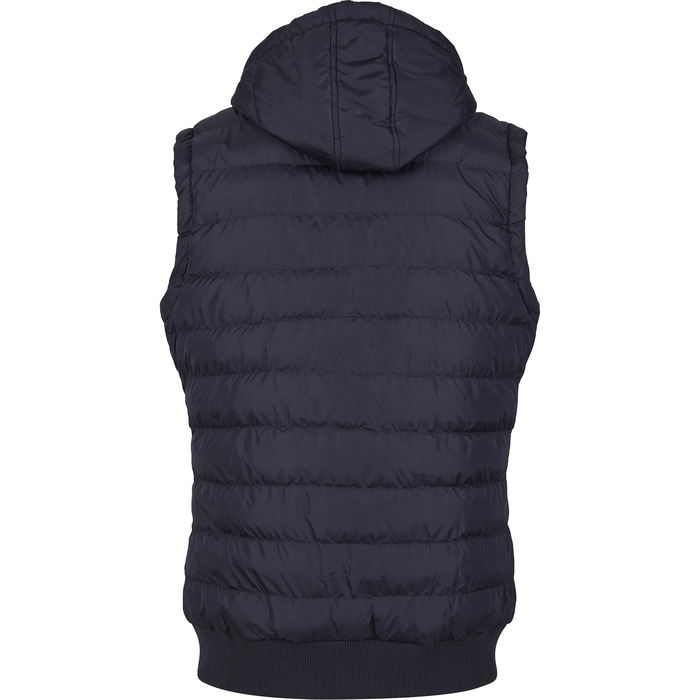 Чоловічий жилет з капюшоном Urban Classics Small Bubble чорного кольору, Streetwear Basics, розмір L