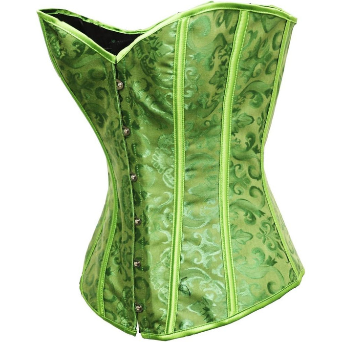 Бюстгальтер корсет з мережива та брокату Bslingerie® (зелений)