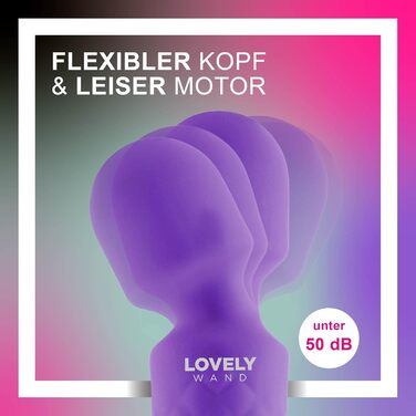 Вібратор для жінок Lovely Wand Violett - 20 режимів, акумулятор, водонепроникний