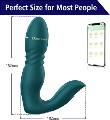 Анальні вібратори для чоловіків та жінок - анальні дildo вібратори з 7 режимів, силікон, Buttplug