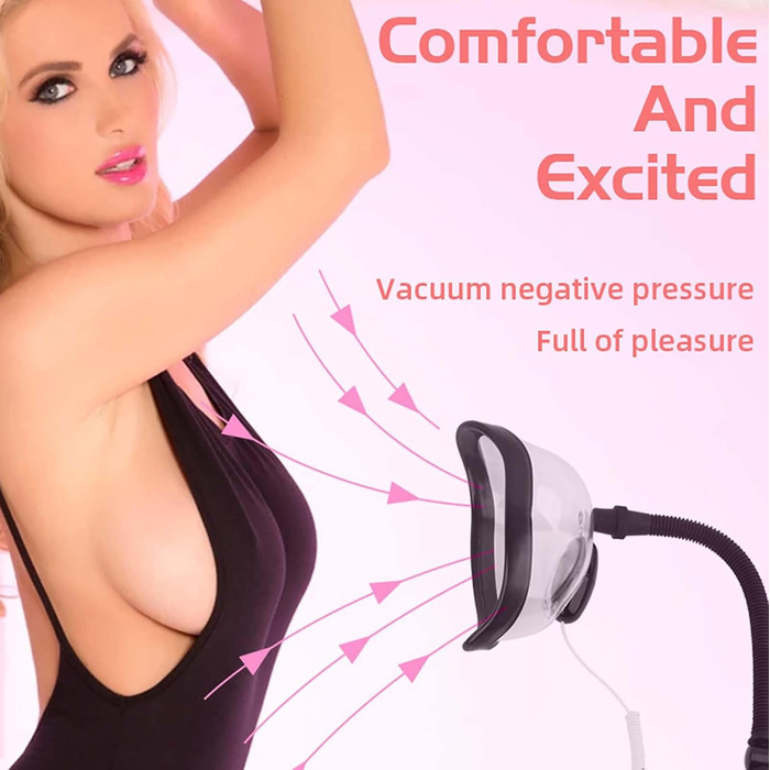 Жіноча мушля-насос для вагіни з вібрацією клітора, 12 режимів вібрації, ручний вакуум, жіноча іграшка для дорослих, кліторальний присосок
