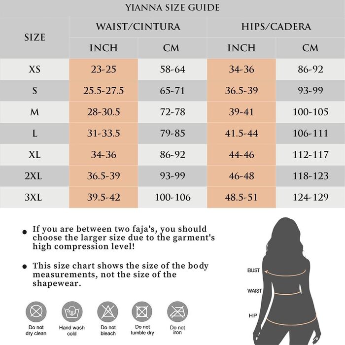 Корсет YIANNA для фігури: боді-шейпер, слінг, бежевий, XS. Сильний ефект контролю живота та формування фігури. Колумбійський дизайн.