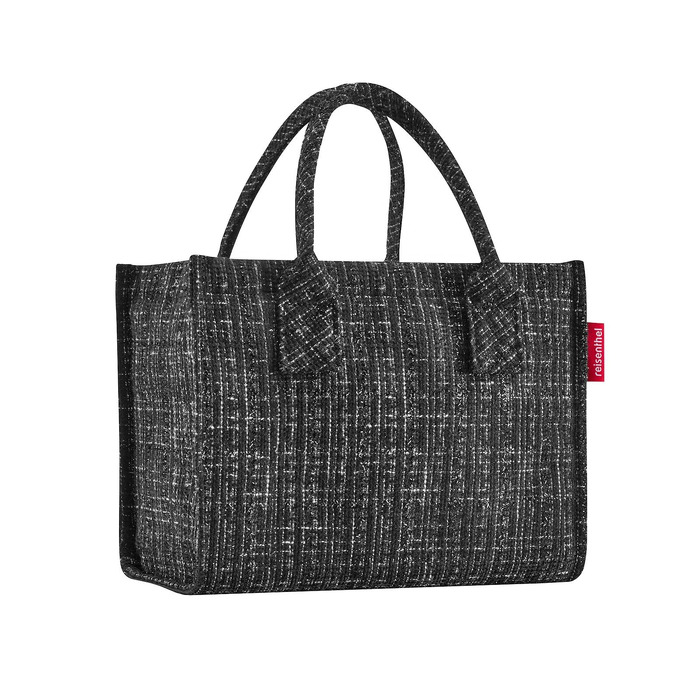 Жіноча сумка-кросбоді reisenthel daily shopper XS прямокутна, чорна букле