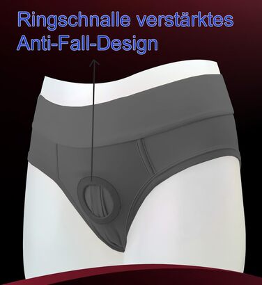 Подвійний дildo на поясі, розмір L, Slip з внутрішнім дільдо, чоловіча/жіноча іграшка для дорослих, силікон, анальний плагін, стимуляція G-точки